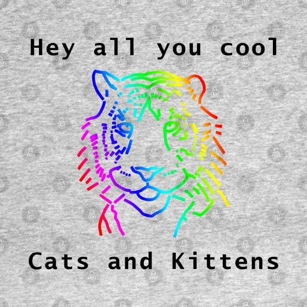 Cool Rainbow Tiger Memes by ellenhenryart